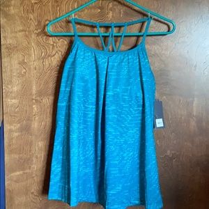 Workout top, built in shelf bra NWT